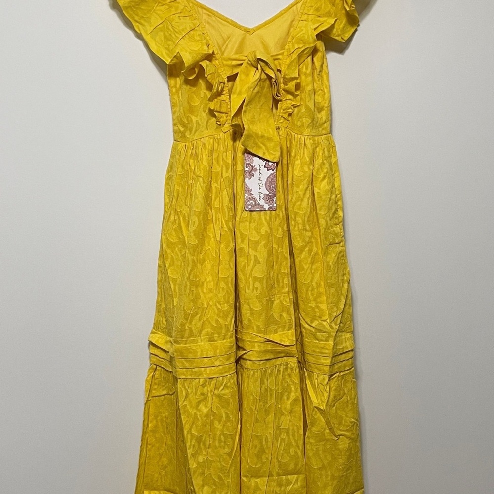 Free People Yellow Maxi Dress